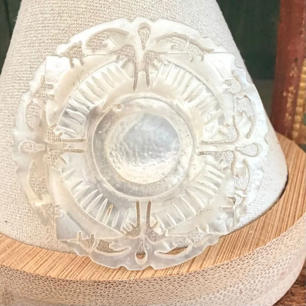 Vintage Mother of Pearl Brooch vintage hand