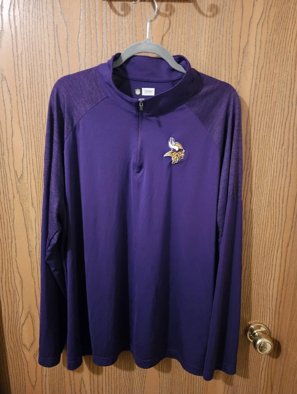 MN Vikings Quarter Zip Men's XXL