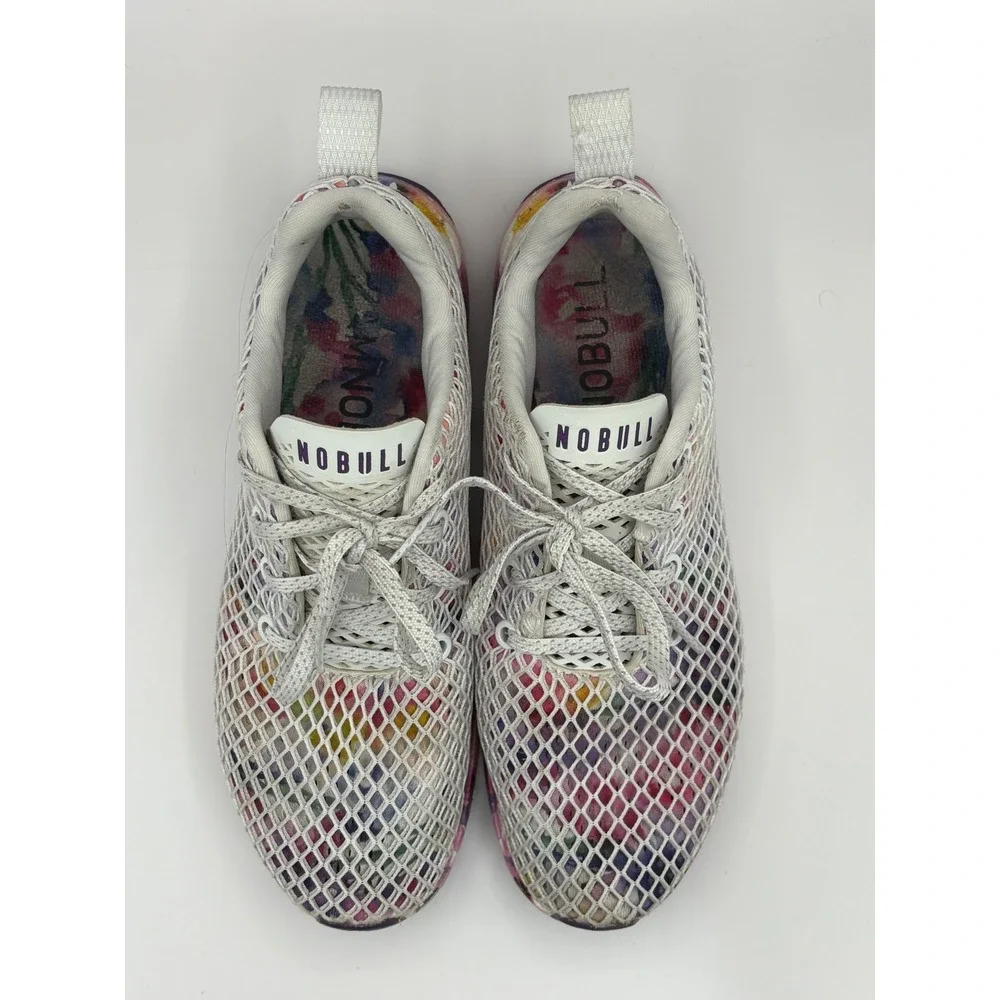 NOBULL Training Shoes Size W8.5 M7‎ US Multicolor NOBULL Floral Mesh Runners