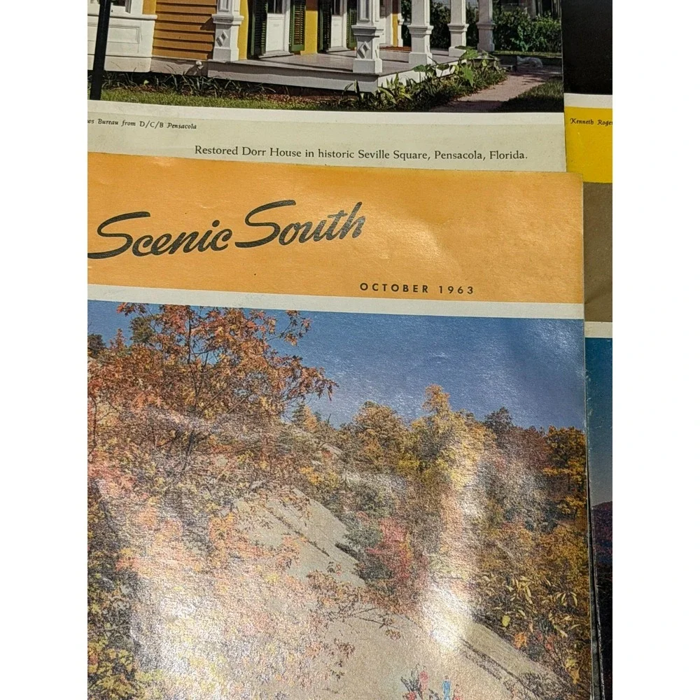 Vintage Scenic South Magazine Lot of 9 1952-1967 Southern Travel Florida Georgia