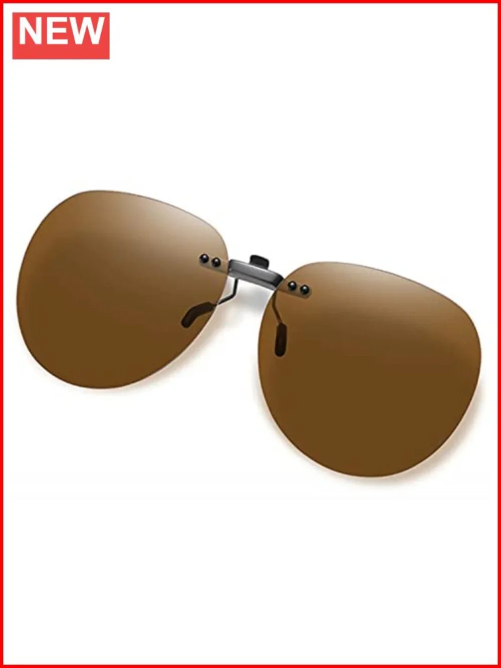 Polarized Clip On Sunglasses Anti-Glare UV400 Protection Flip-Up Driving