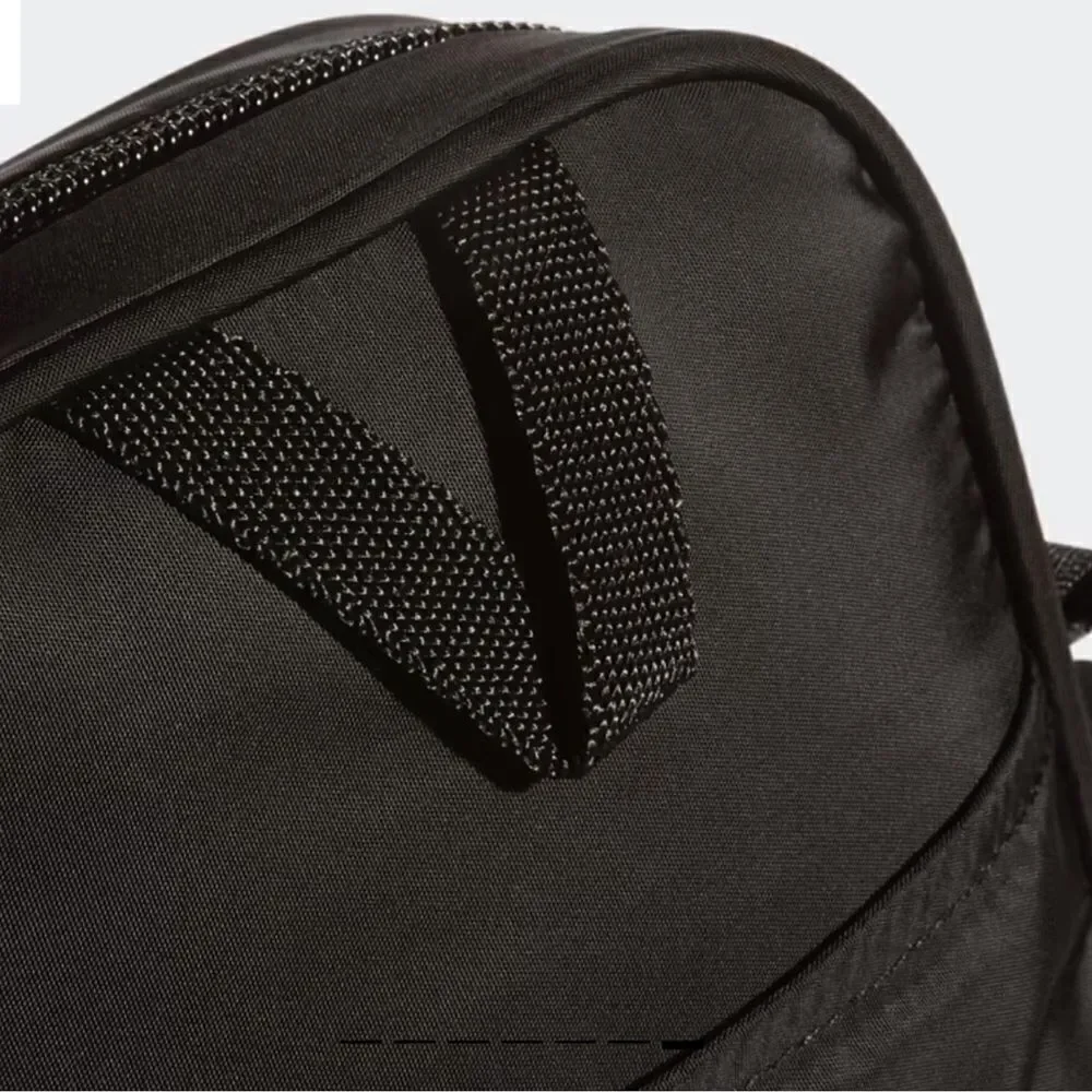 adidas CORE Black White Nylon Festival Unisex Crossbody Bag