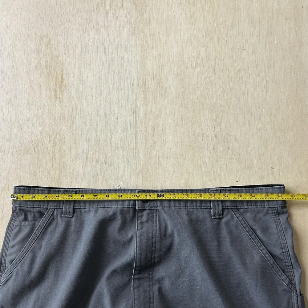 Y2K Baggy Dickies Cargo Shorts Mens 42 Gray Relaxed Fit 10 Inseam Workwear