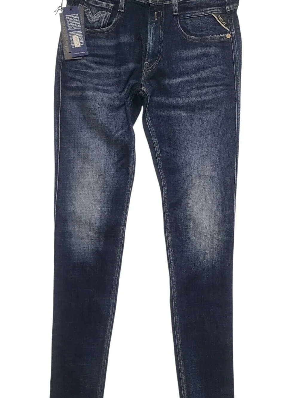 Replay Bronny Super Slim Fit Jeans Women's 29x30 Dark Wash NWT