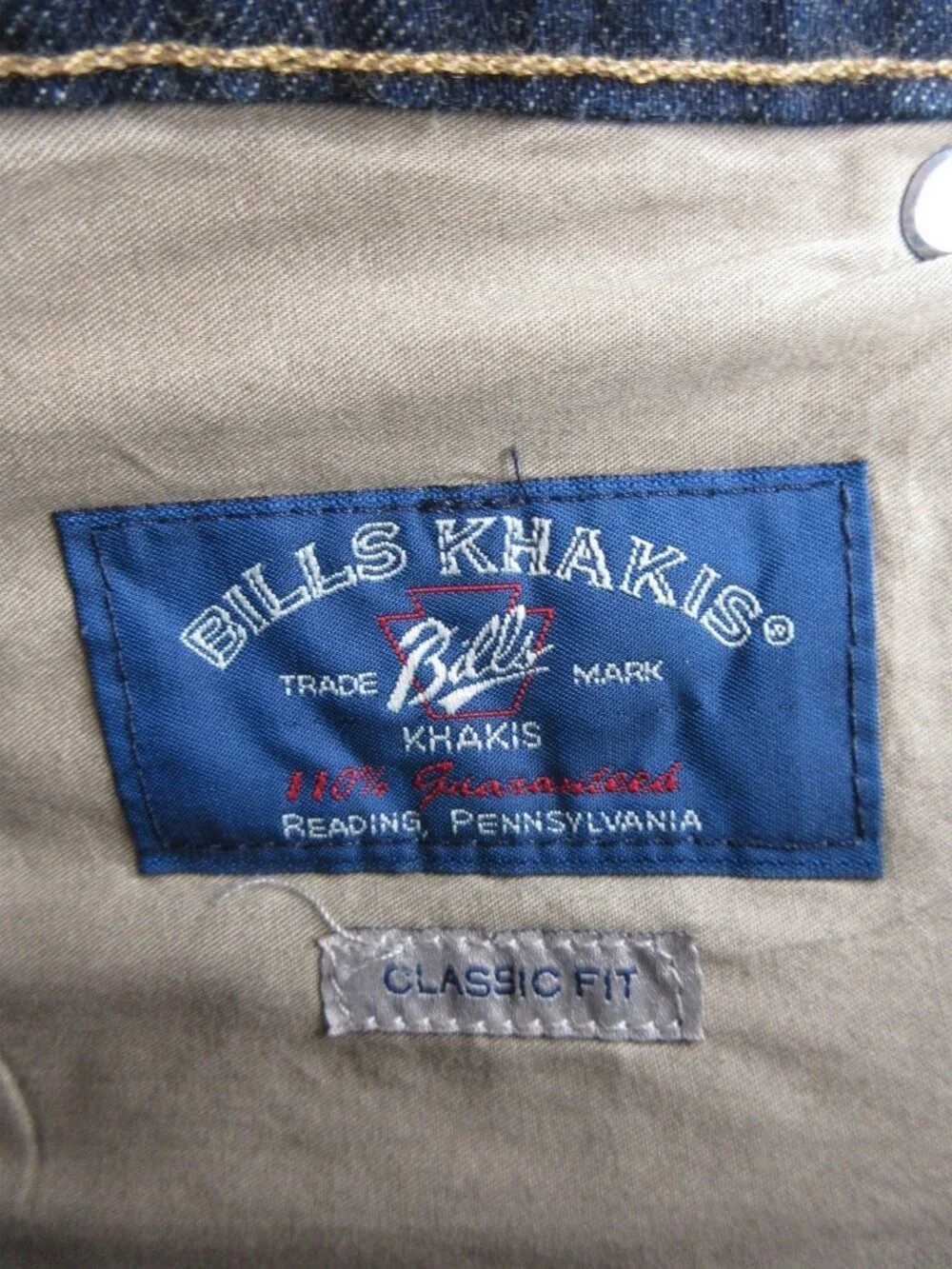 Bills Khakis accents country size
