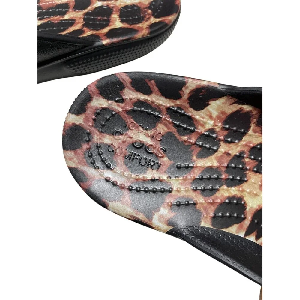 Crocs NEW w/Tags Classic Animal Remix Flip Sandal W 6 M 4