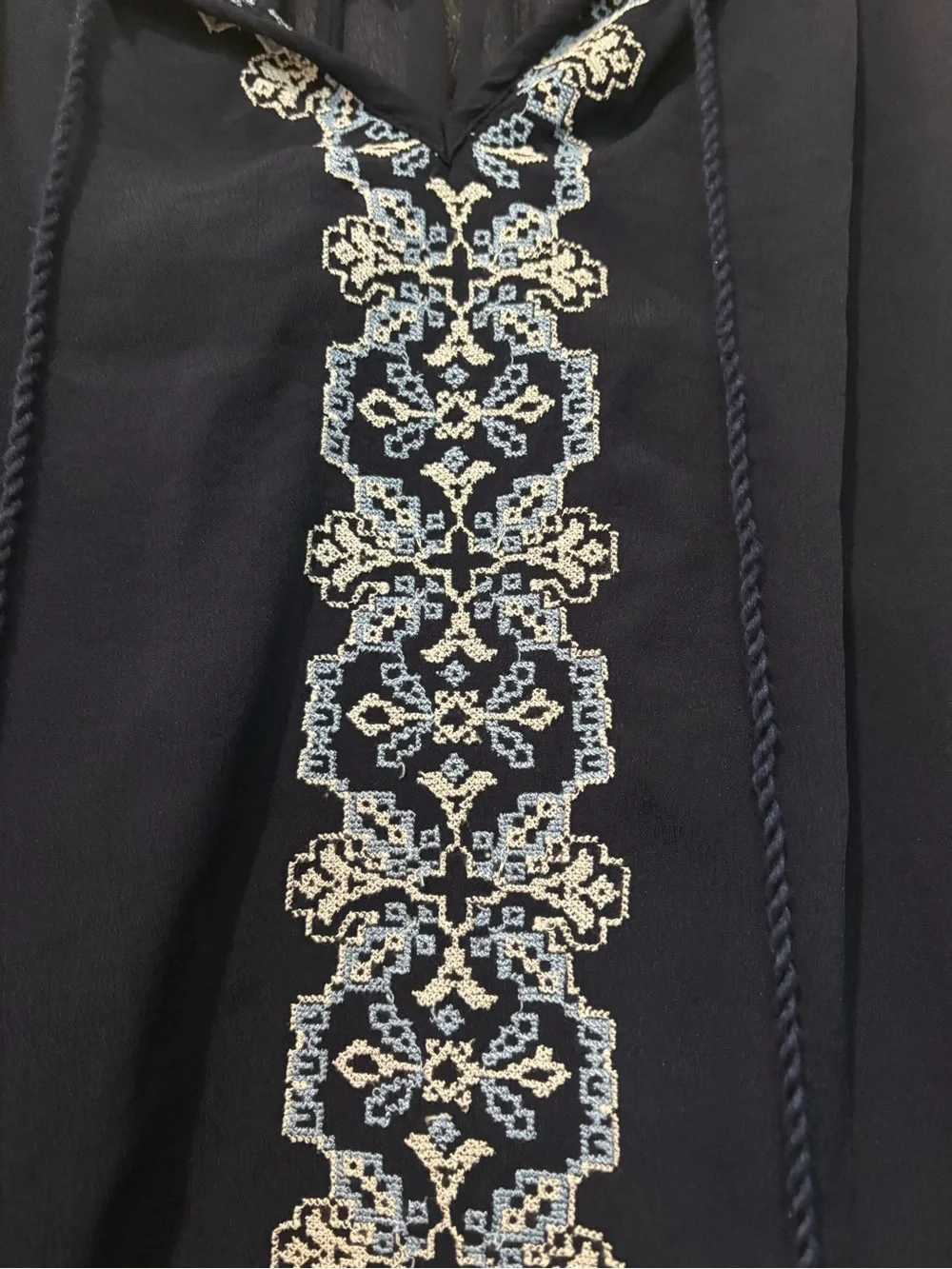 Karen Kane flowy navy