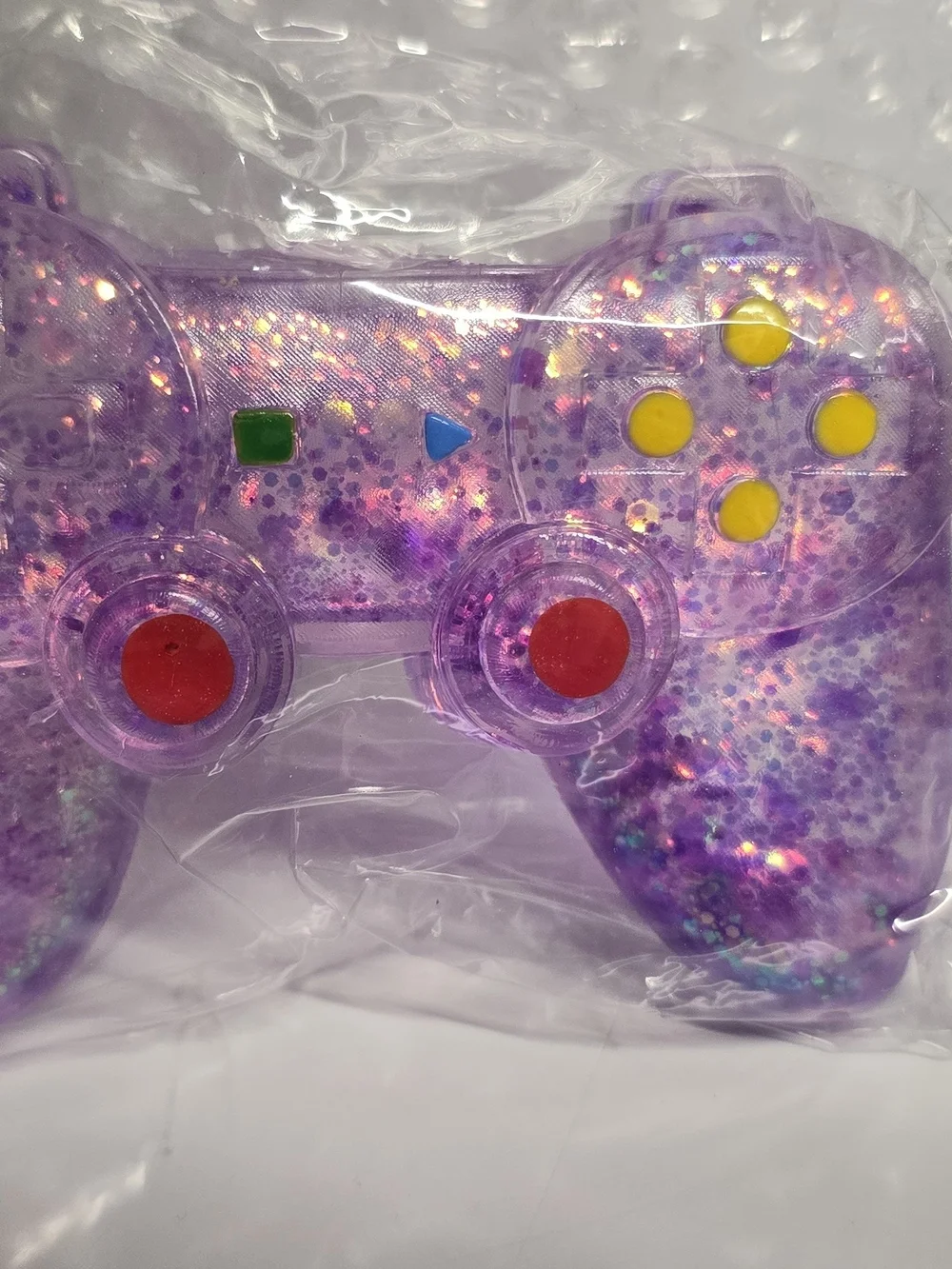 Small Purple Glitter Sugar Squishy