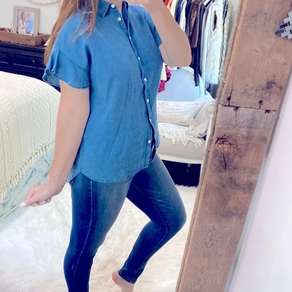 Madewell blue chambray