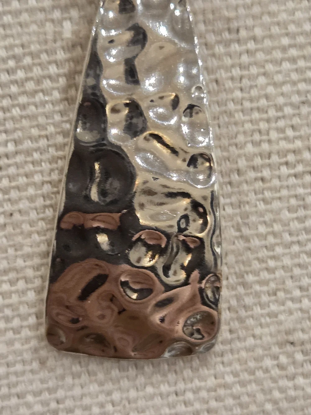 Silpada necklace hammered