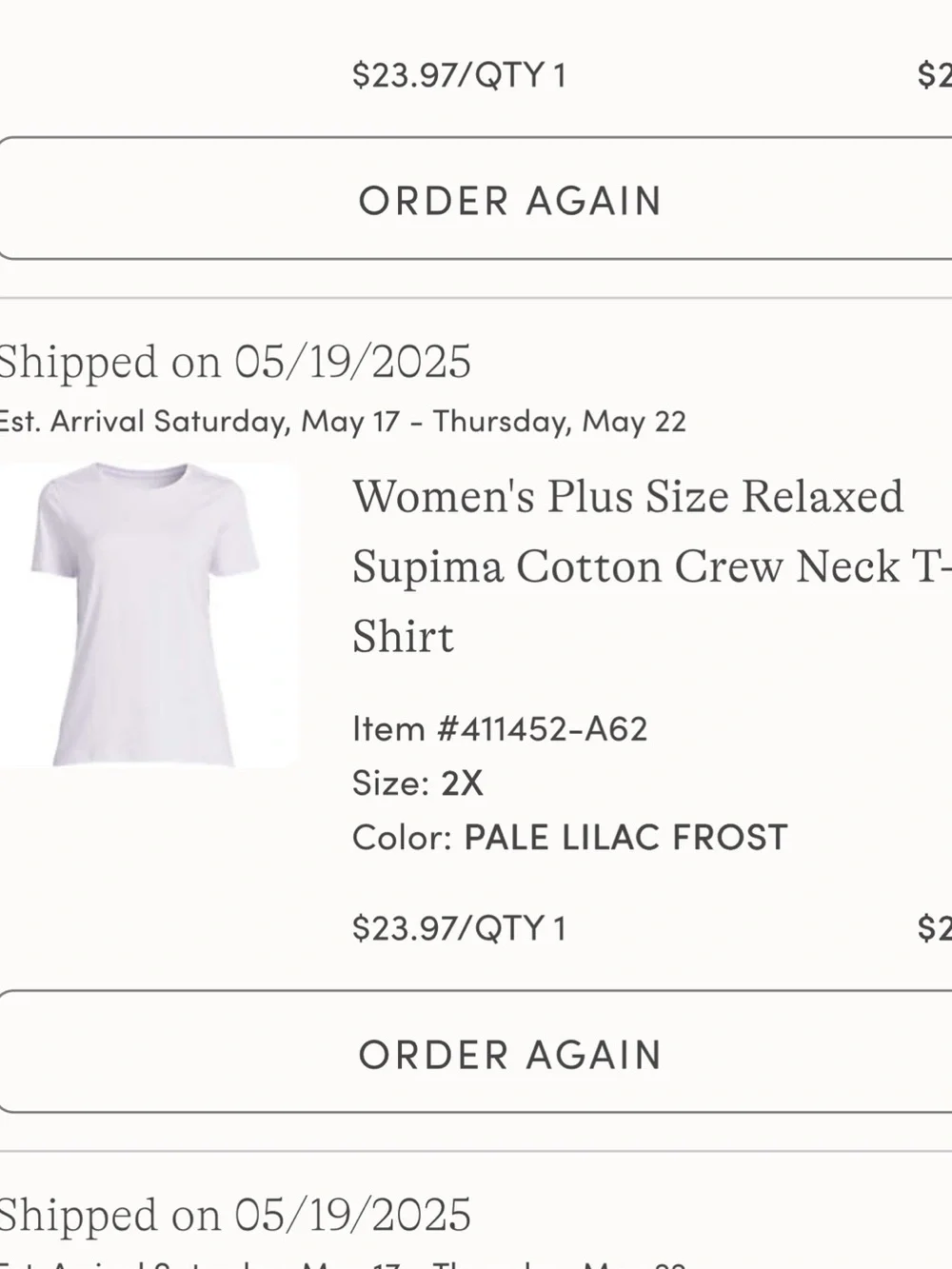 Lands End women’s lands