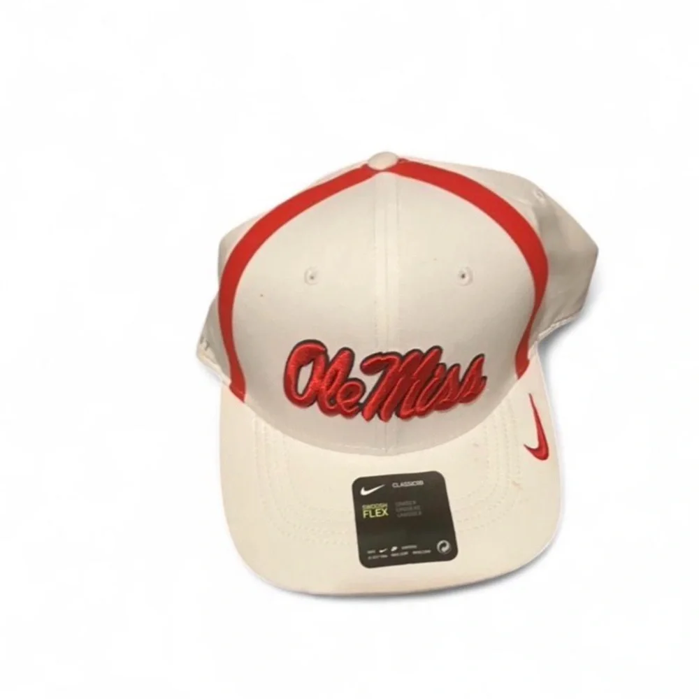 Nike‎ Red and White Ole Miss Hat