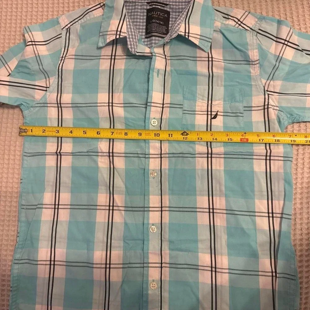 Nautica plaid boys
