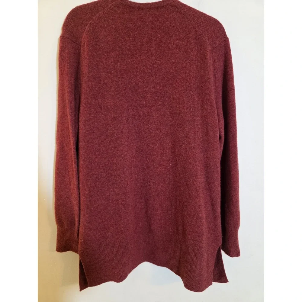 Madewell Women's Small Ryder Wool‎ Blend Long Sleeve Open Front Cardigan Sweater