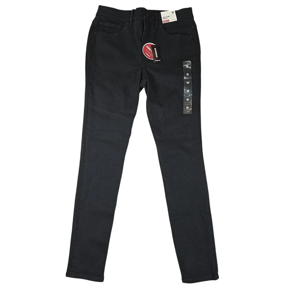 Express Womens 8R Ankle Legging Jeans Dark Wash Skinny NWT‎