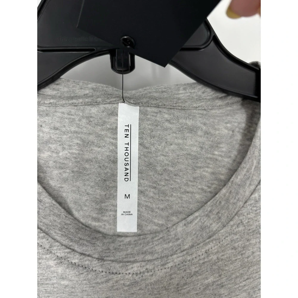 Ten Thousand Essential Shirt‎ Short Sleeve Tee T DM DCM Light Grey Active Medium