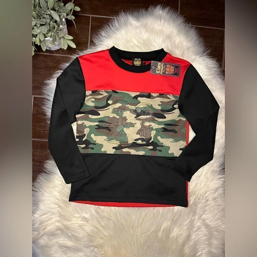 Lion Dynasty legend 23 camo shirt sz 7