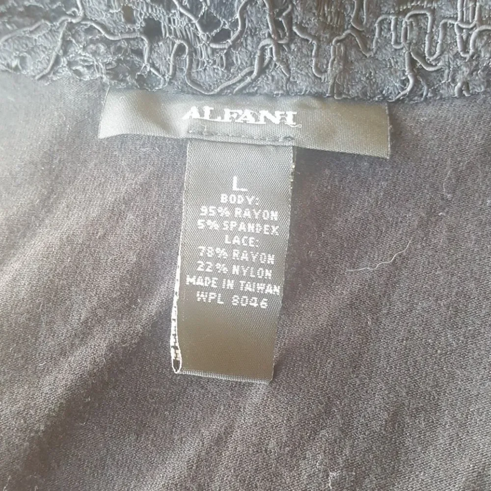 Alfani black open