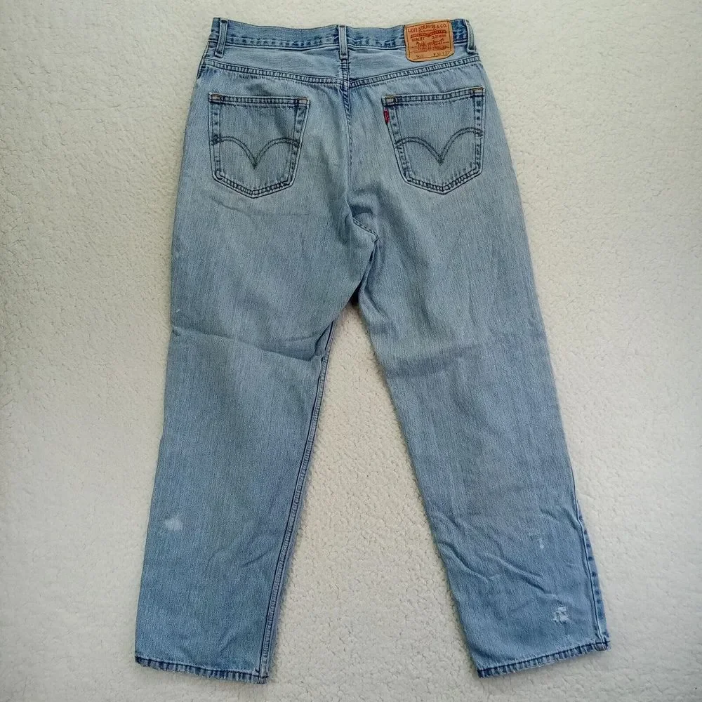 Levis bleach spots