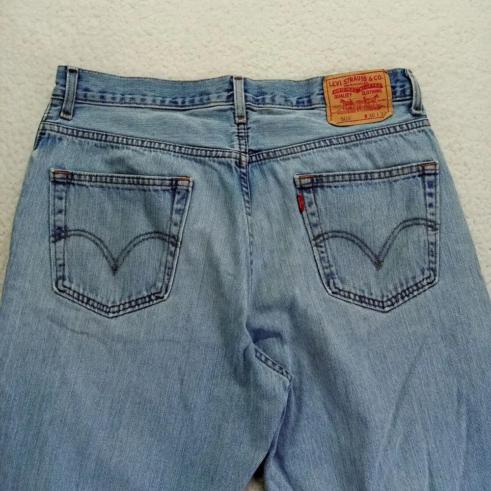 Levis bleach spots