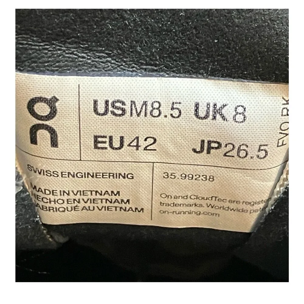 On Running pre owned