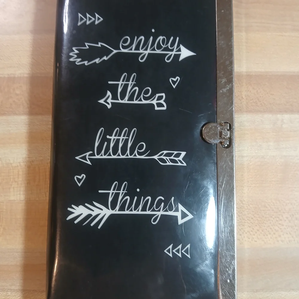 Black Wallet with‎ Inspirational Design