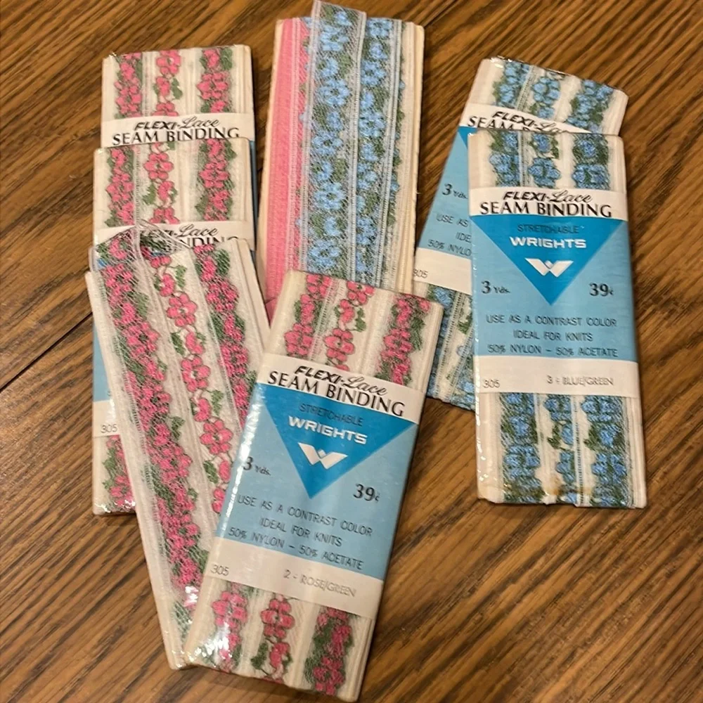 Flexi-Lace Seam Binding/Lot of 28