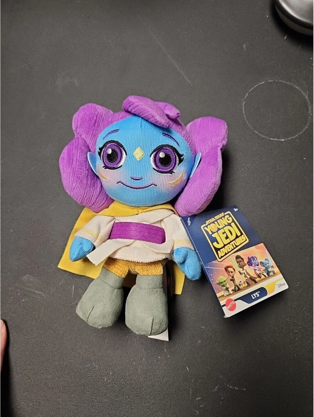 Disney Star Wars YOUNG JEDI ADVENTURES Lys Solay 9 InchPlush Stuffed Animal.