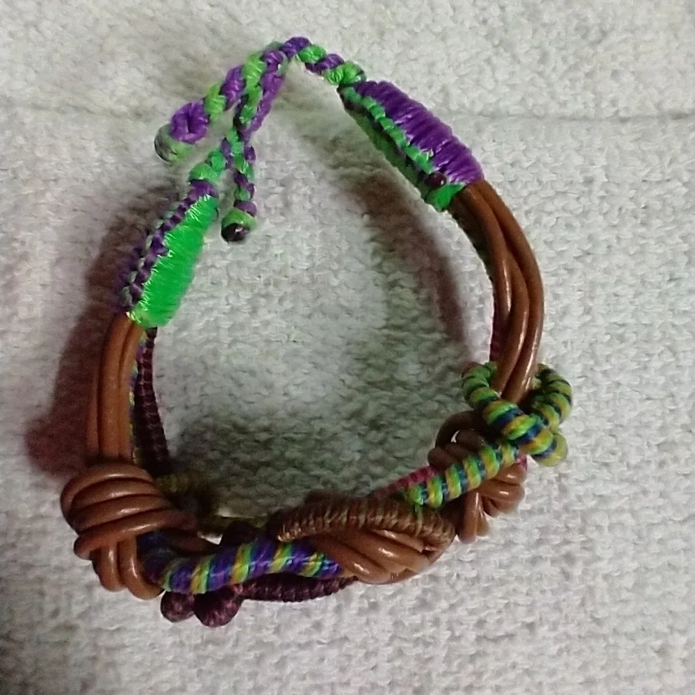 Vintage brown faux