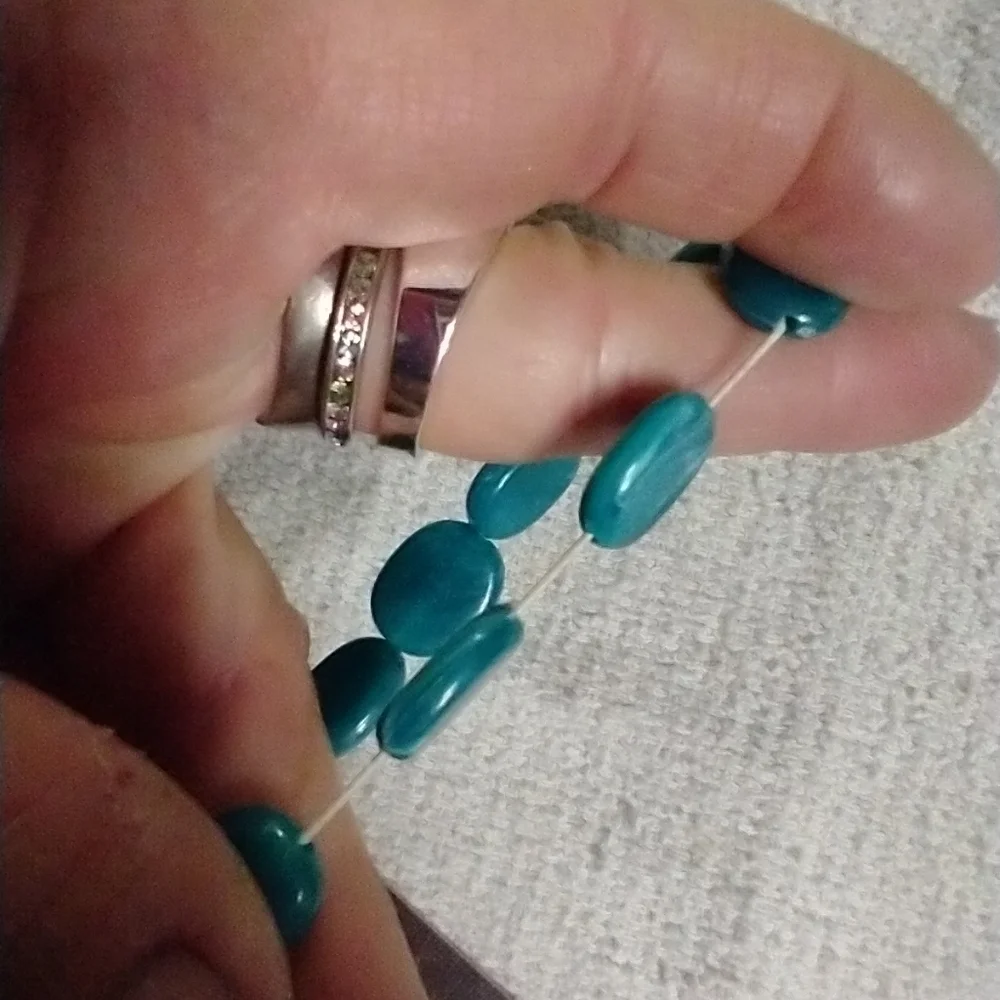 Vintage greenish blue