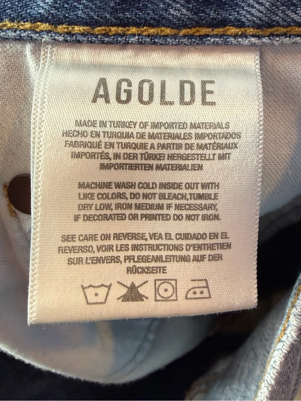 Agolde criss cross