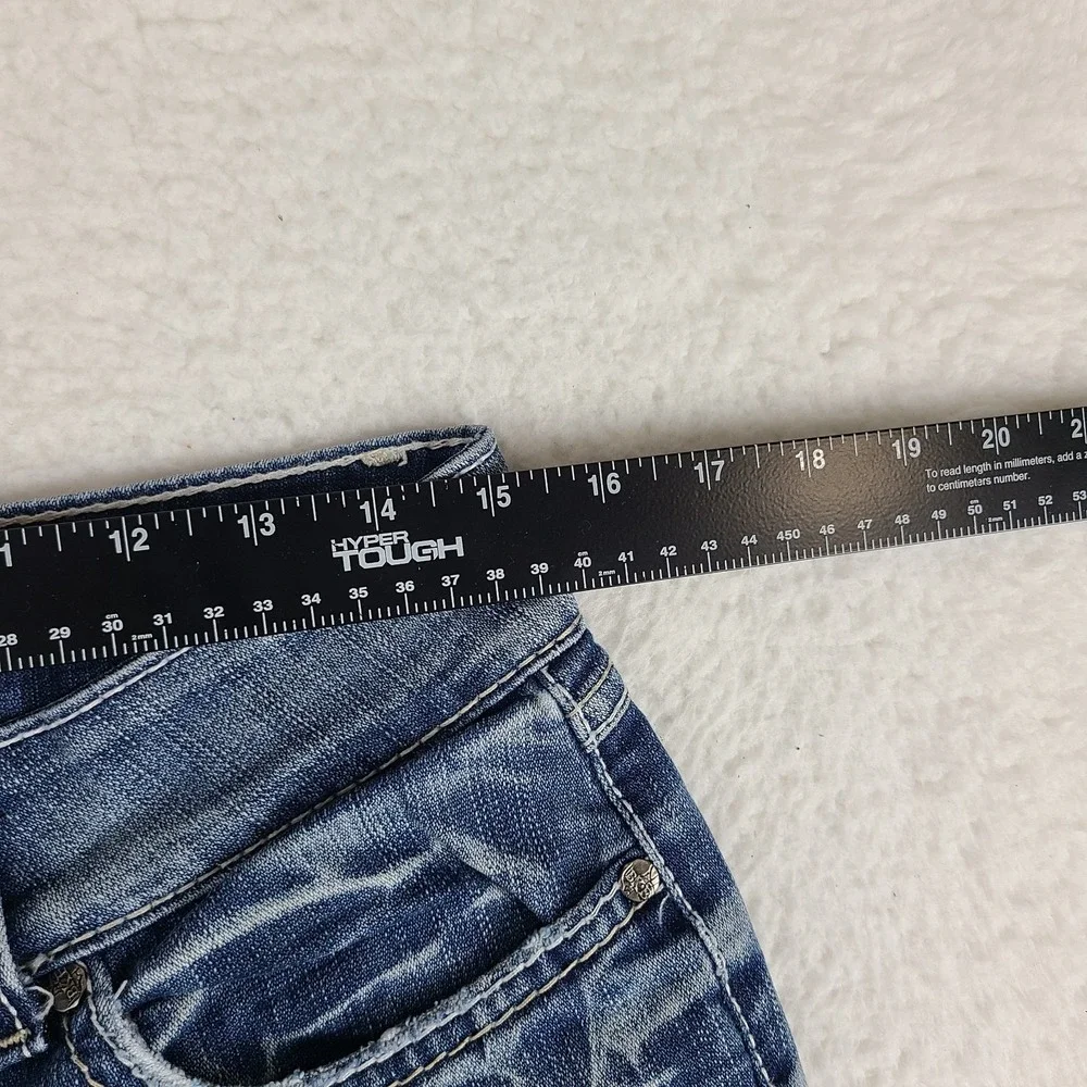 Buckle denim jeans