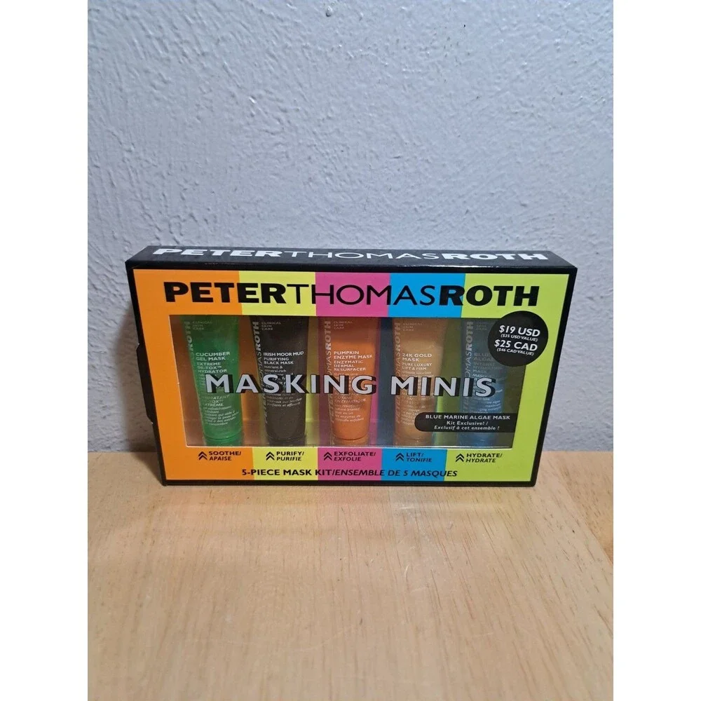 BRAND NEW Peter Thomas Roth Masking Minis 5-piece Mask Kit