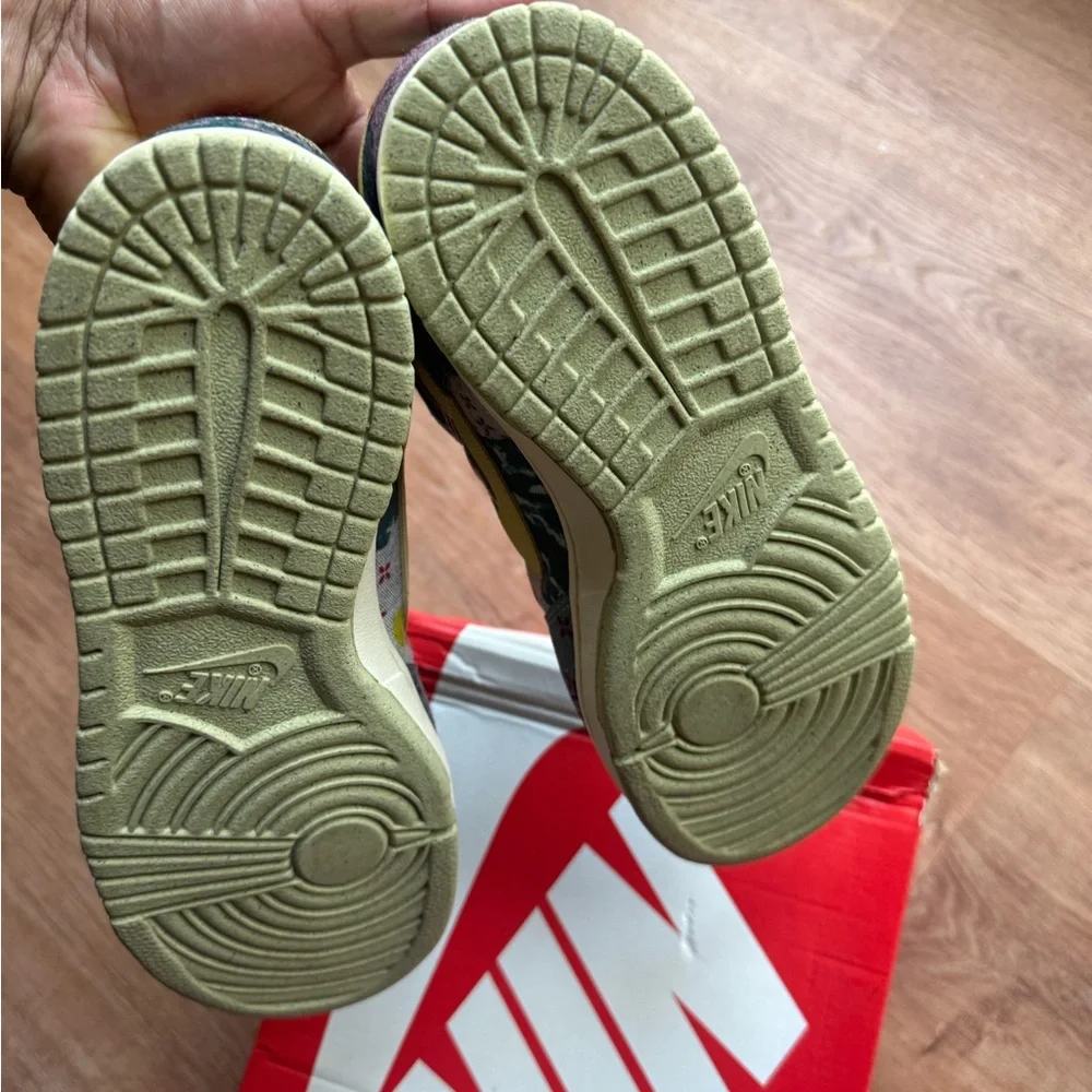 Nike shoe showing