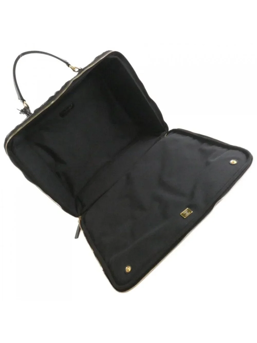 Chanel Boston Bag Travel Bags Black