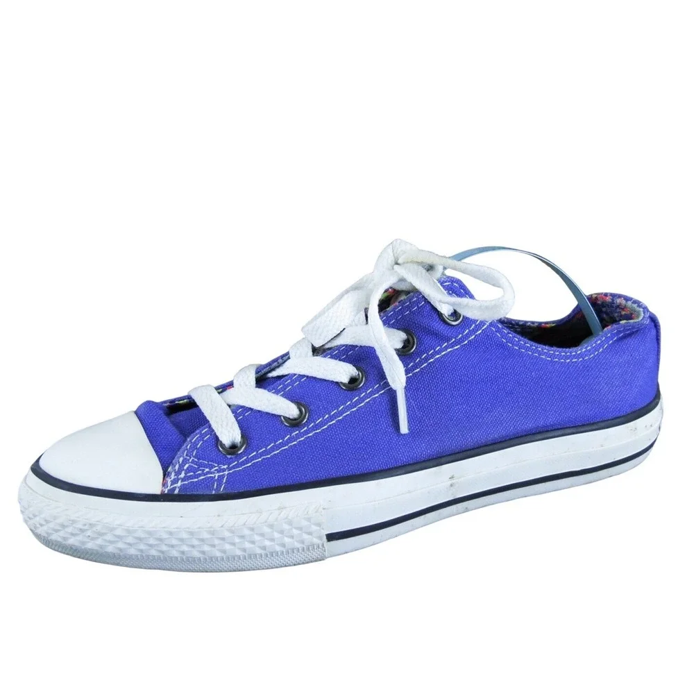 Converse Sneaker All Star Low Top‎ Girl Y3 Medium Athletic Purple Fabric Lace Up