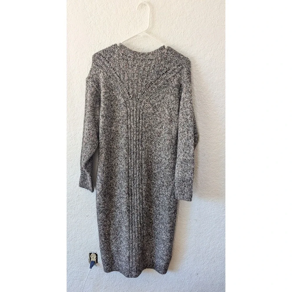 Cabi Coffee House Duster Cardigan Sweater Knit Open Front Multicolor Size S‎