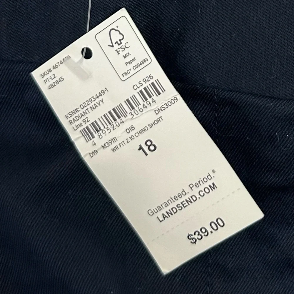 Lands End new tags