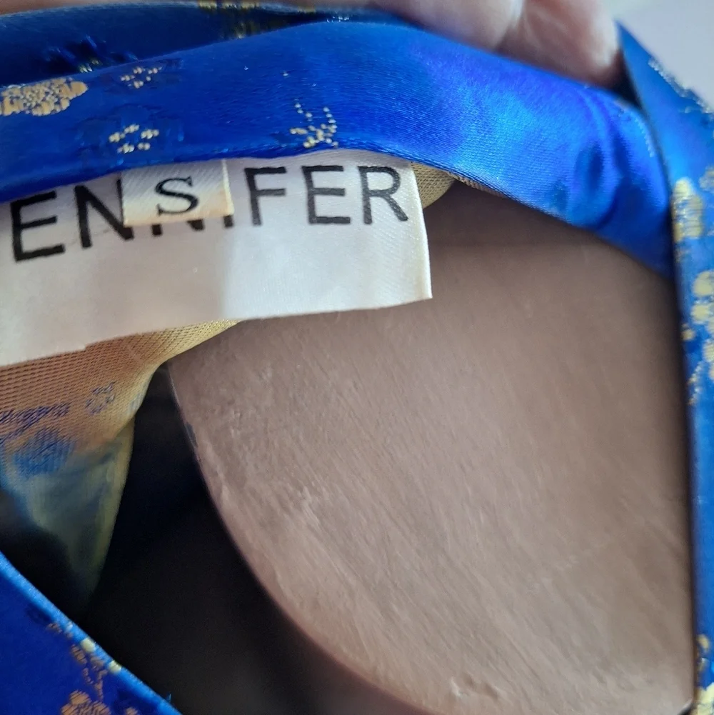 Vintage Jennifer elegant blue