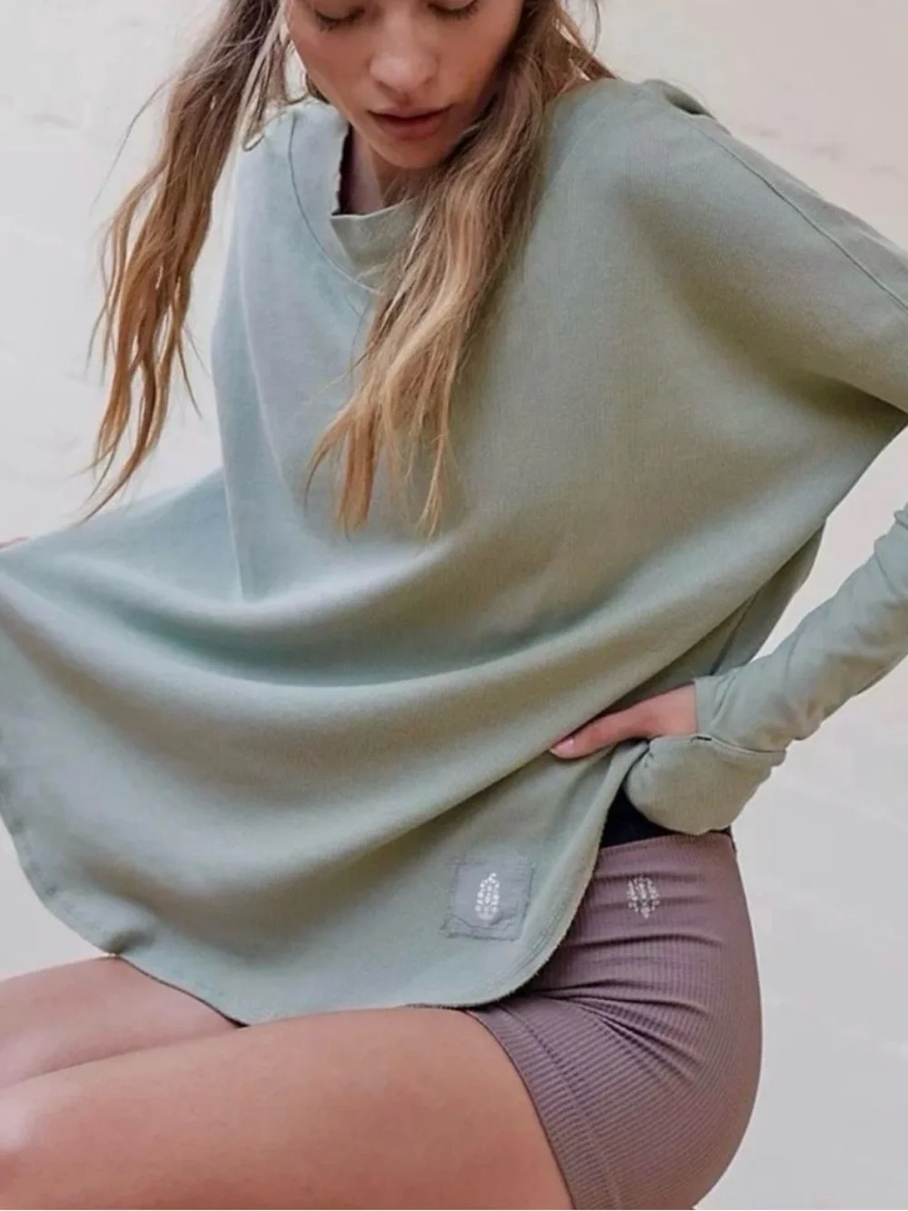 Free People ribbed scoop
