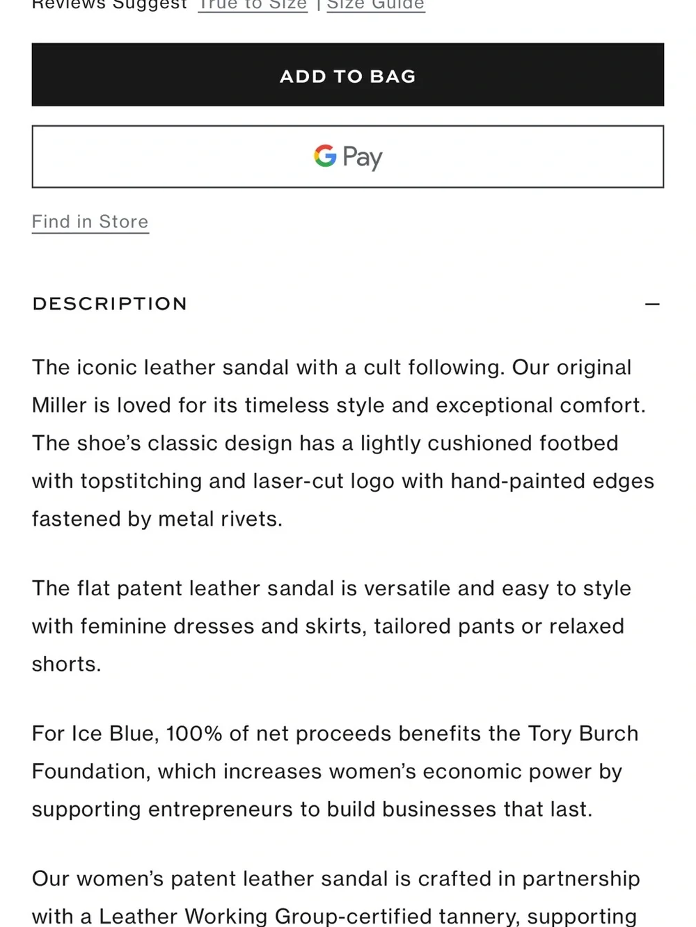 Tory Burch sandals logo thong
