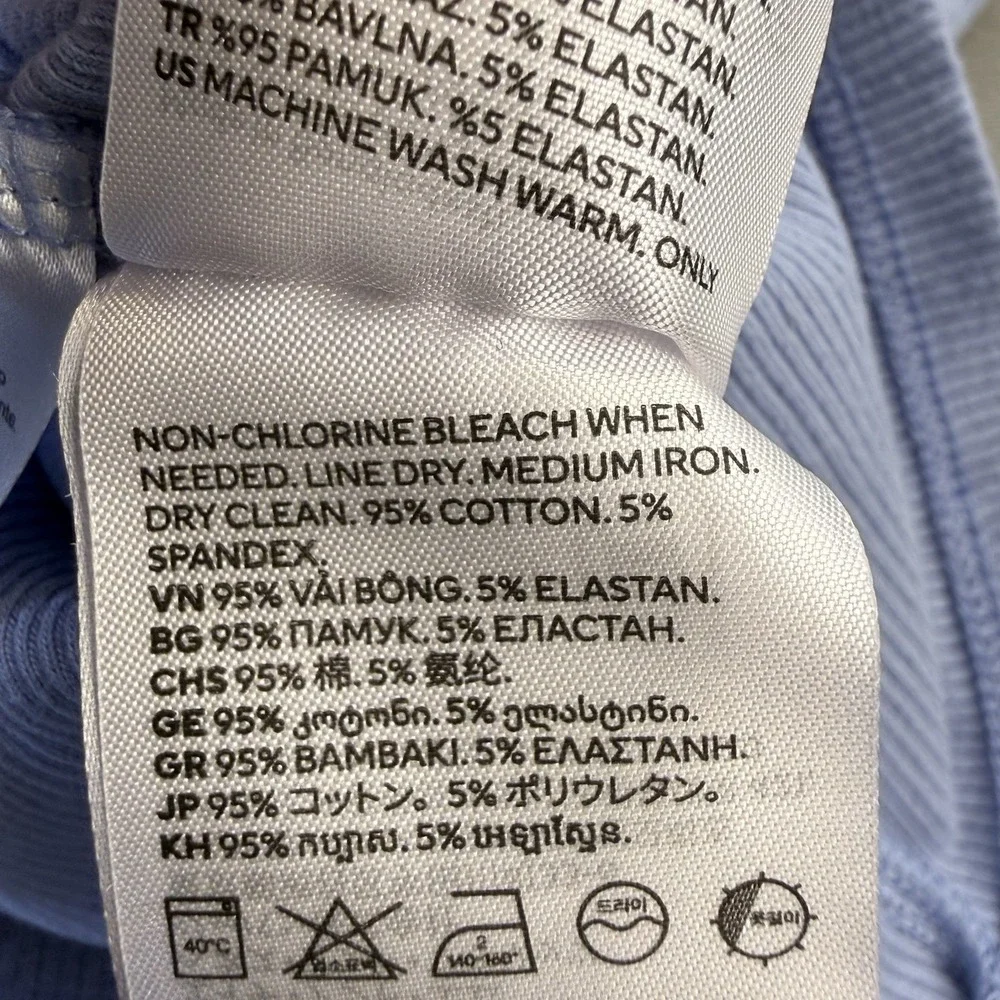 H&M divided periwinkle