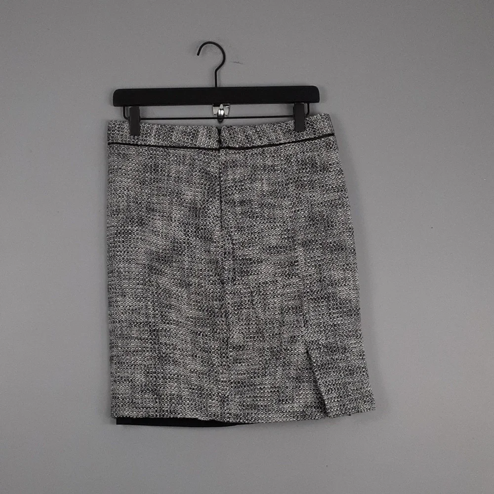 WHBM Women's Tweed Cotton Mini Skirt