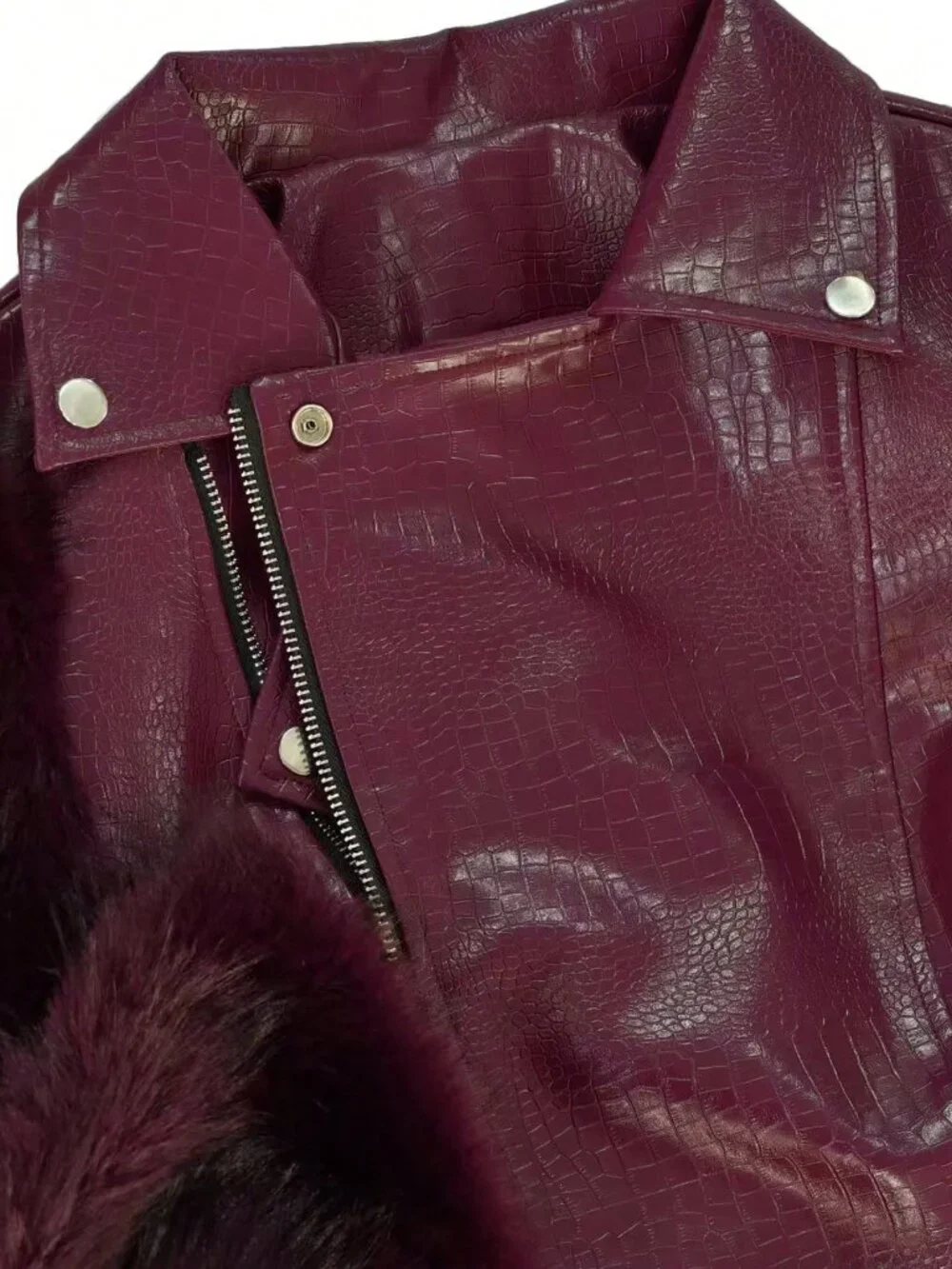 N/A burgundy casual