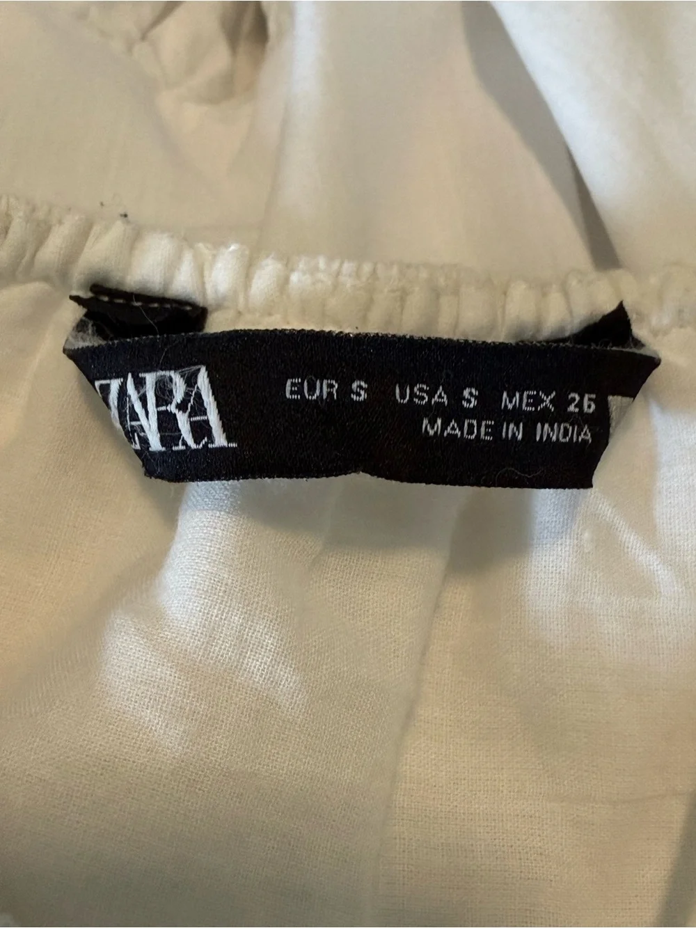 Zara lightweight white