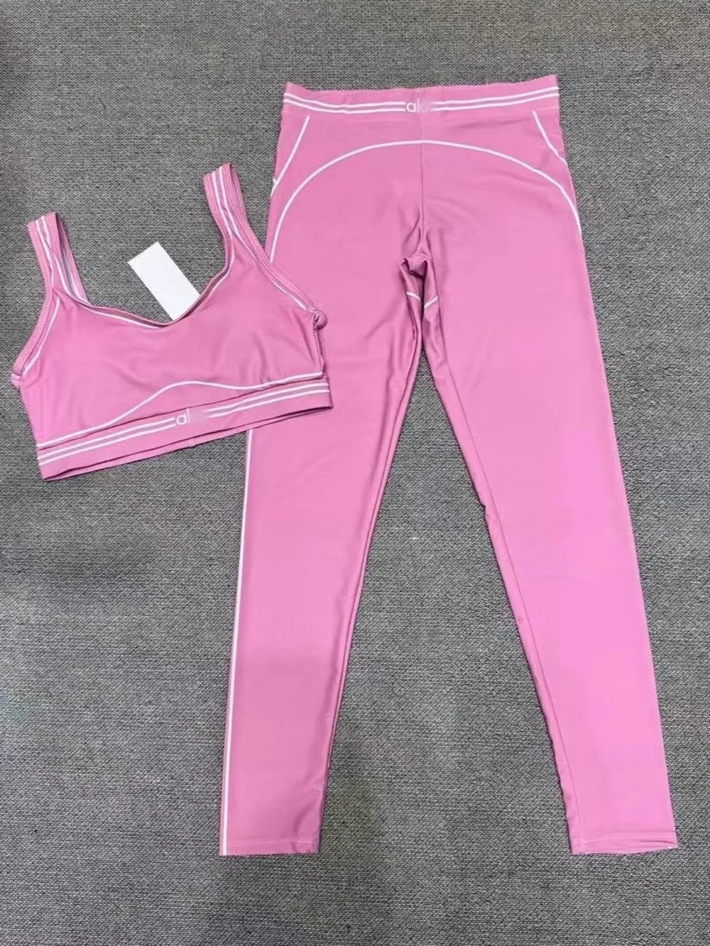 New women’s pink fashion matching set
