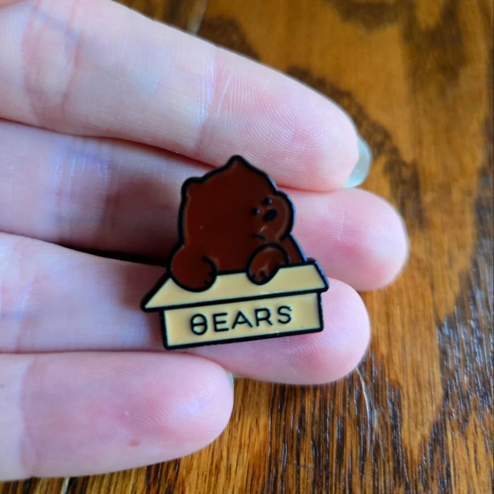 Brown Bear Enamel Pin