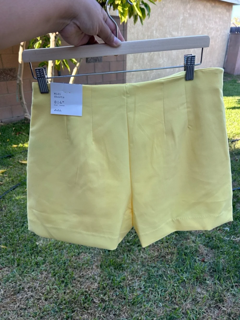 a new day bright yellow