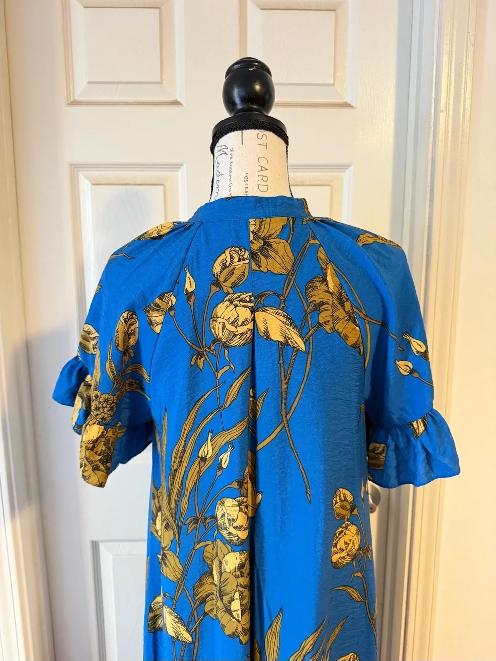 Anthropologie bright blue
