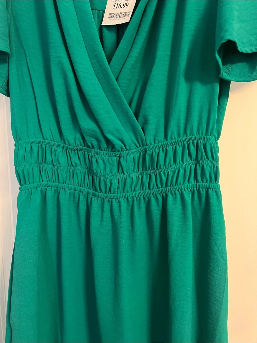 Marshalls Teal V-Neck Midi Dress